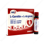ویال ال‌کارنیتین و ال‌آرژینین یوروویتال | افزایش انرژی و کمک به چربی‌سوزی